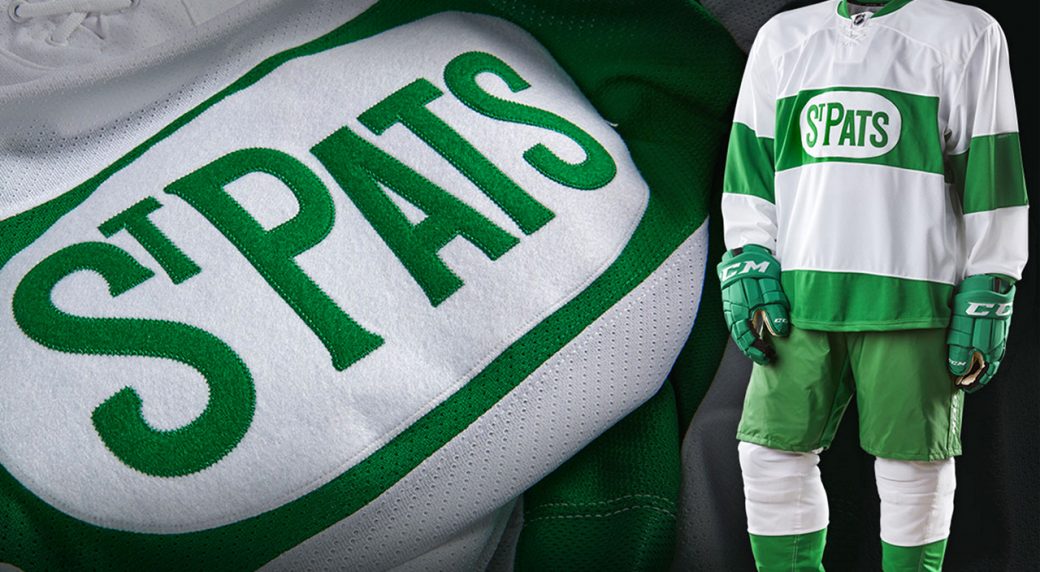 Maple Leafs to wear green St. Pats 