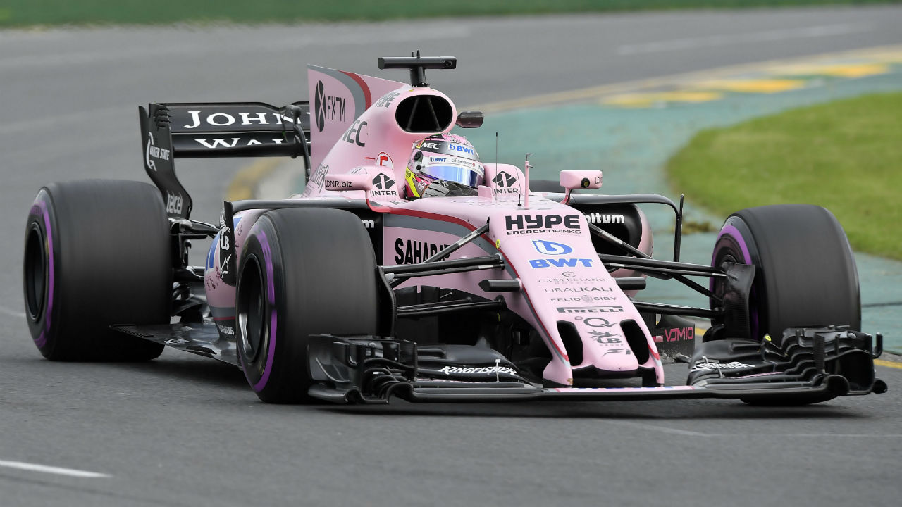 Force-India-driver-Sergio-Perez-of-Mexico-steers-his-car-during-the-second-practice-session-for-the-Australian-Grand-Prix-in-Melbourne,-Australia,-Friday,-March-24,-2017.-(Andrew-Brownbill/AP)