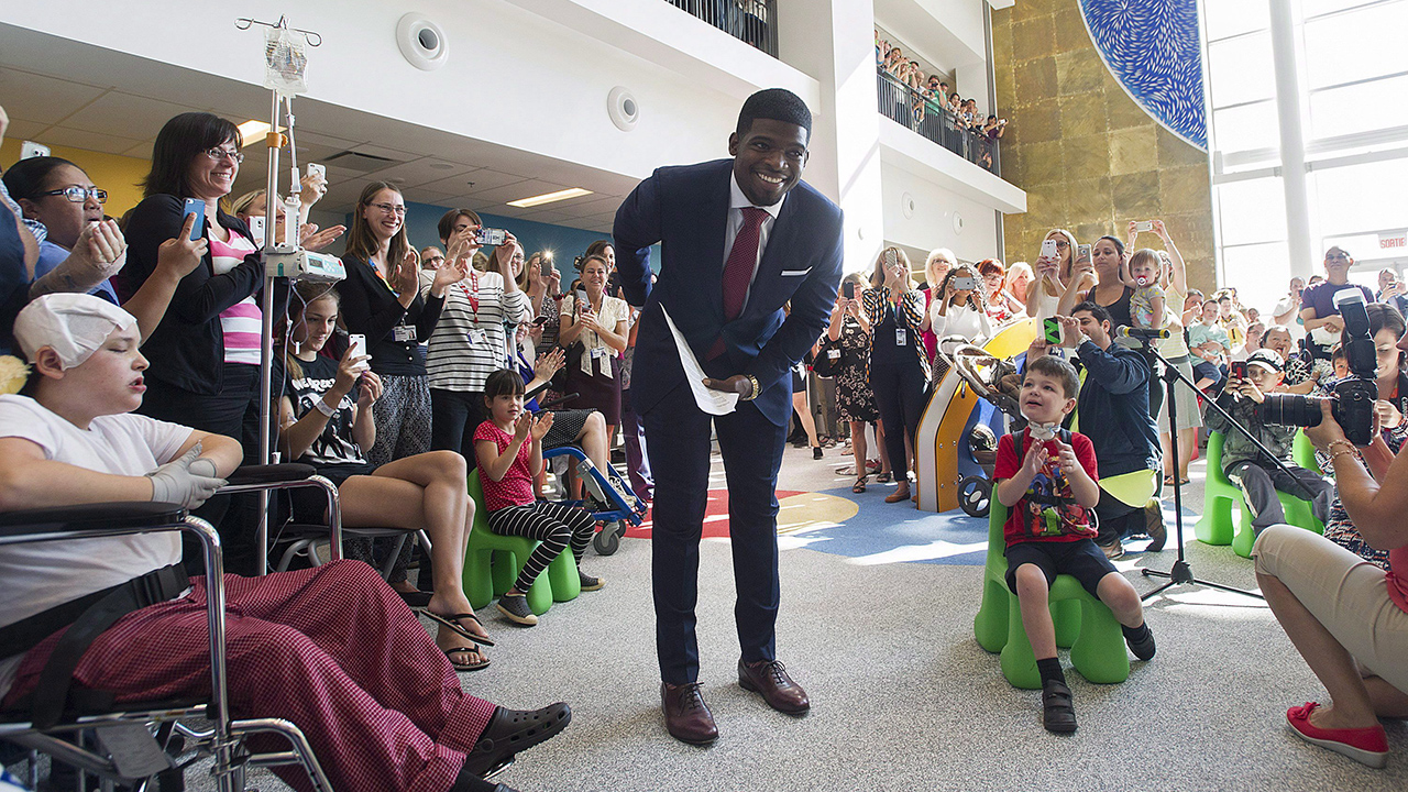 Subban receives award from Governor General for charitable work