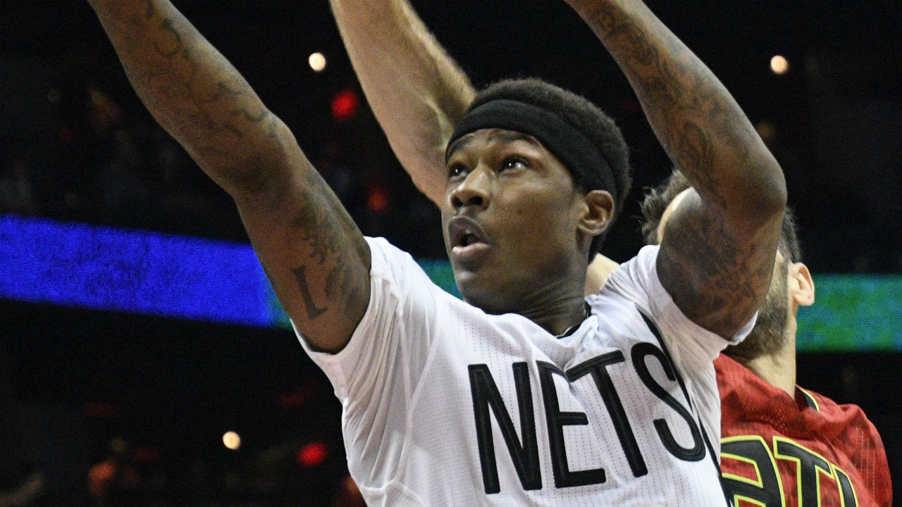 Brooklyn-Nets-guard-Archie-Goodwin-(10)-shoots-as-Atlanta-Hawks-guard-Jose-Calderon-defends-during-the-first-half-of-an-NBA-basketball-game,-Sunday,-March-26,-2017,-in-Atlanta.-(John-Amis/AP)