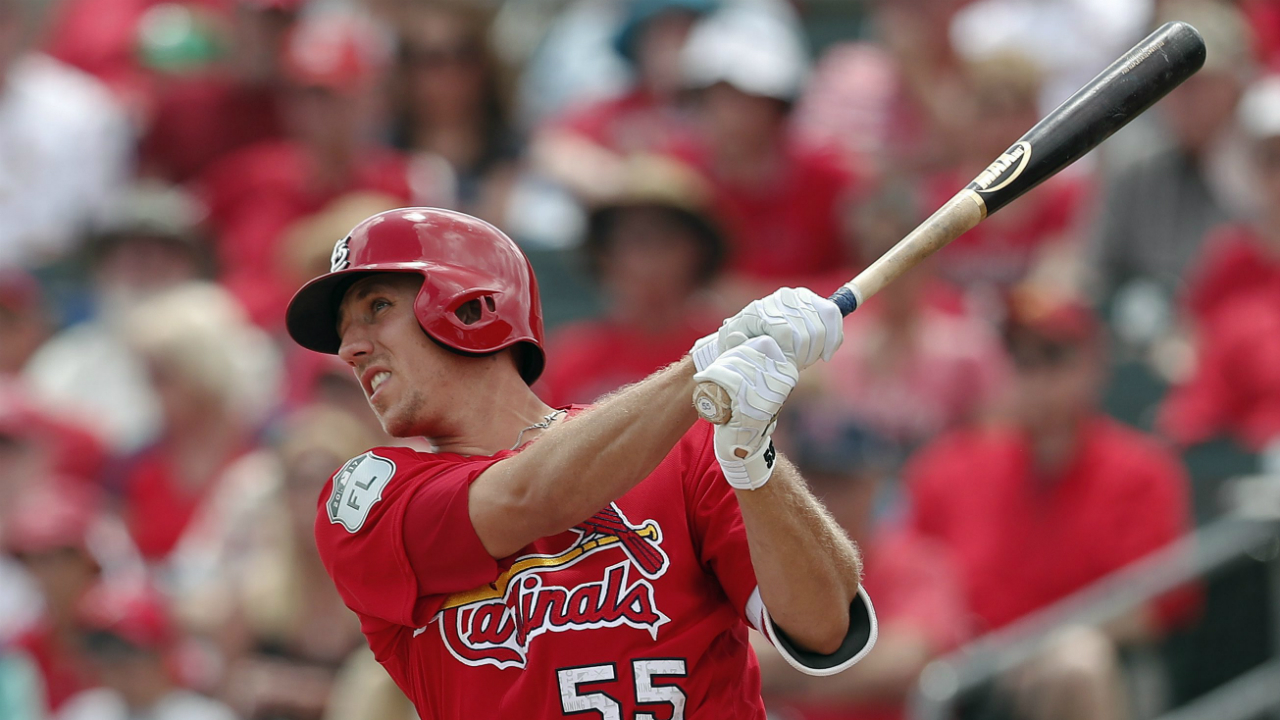 In-this-March-23,-2017,-file-photo,-St.-Louis-Cardinals-right-fielder-Stephen-Piscotty-(55)-bats-against-the-Miami-Marlins-in-a-spring-training-baseball-game,-in-Jupiter,-Fla.-St.-Louis-has-continued-its-pattern-of-locking-up-young-players-through-the-early-years-of-their-free-agency-by-signing-right-fielder-Stephen-Piscotty-to-a-six-year,-$33.5-million-contract-that-could-possibly-keep-him-with-the-Cardinals-through-the-2023-season-with-another-option-year.-(John-Bazemore,-File/AP)