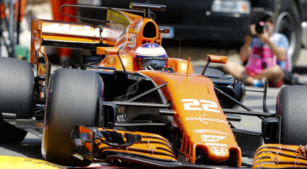 Button Hit With 15 Place Penalty At Monaco Gp For Engine Change