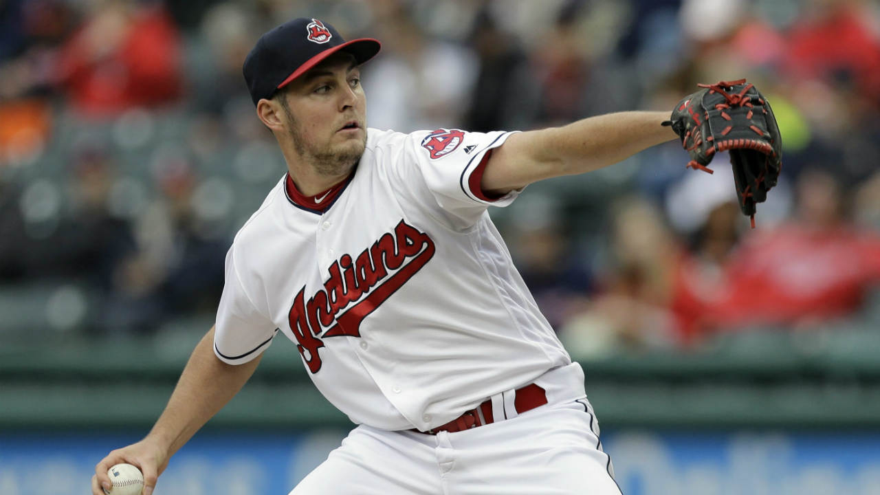 Cleveland-Indians-starting-pitcher-Trevor-Bauer-delivers-in-the-first-inning-of-an-interleague-baseball-game-against-the-Cincinnati-Reds,-Wednesday,-May-24,-2017,-in-Cleveland.-(Tony-Dejak/AP)