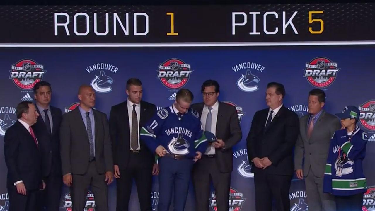 The Canucks just drafted ANOTHER ELIAS PETTERSSON 🤯 