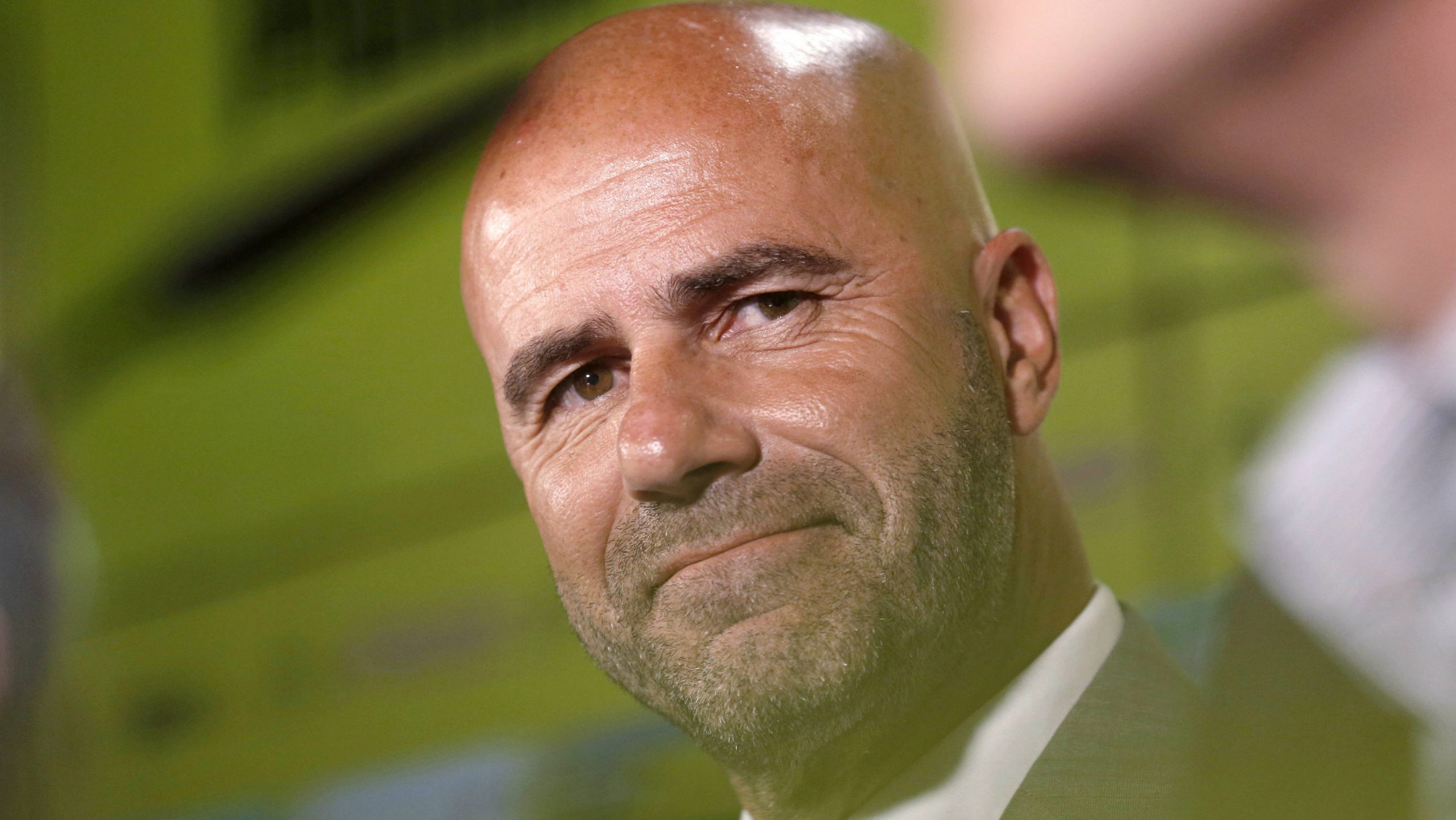 New-head-coach-of-Borussia-Dortmund-Peter-Bosz-attends-a-news-conference-in-Dortmund,-Germany-Tuesday,-June-6,-2017.-Dortmund-said-the-53-year-old-Bosz-would-get-a-two-year-contract.(Ina-Fassbender/AP)