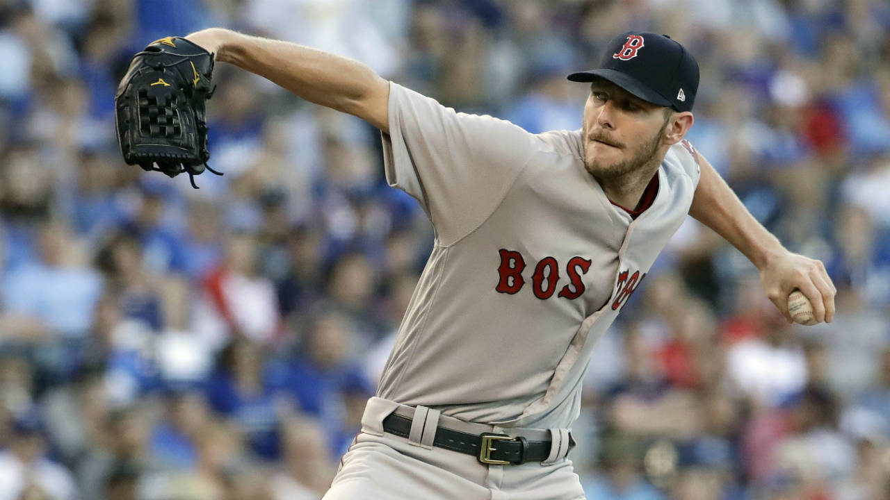 Boston-Red-Sox-starting-pitcher-Chris-Sale-throws-during-the-first-inning-of-a-baseball-game-against-the-Kansas-City-Royals-Tuesday,-June-20,-2017,-in-Kansas-City,-Mo.-(Charlie-Riedel/AP)