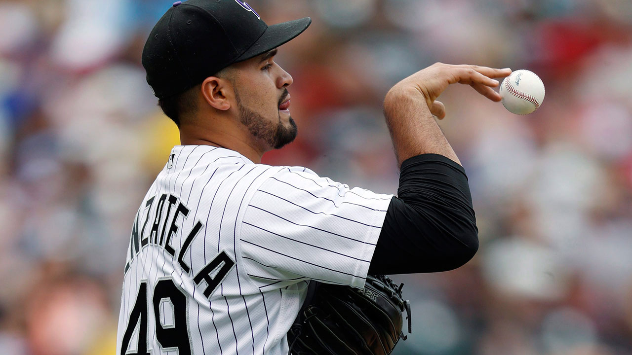 Colorado Rockies starting pitcher Antonio Senzatela  (David Zalubowski/AP Photo)