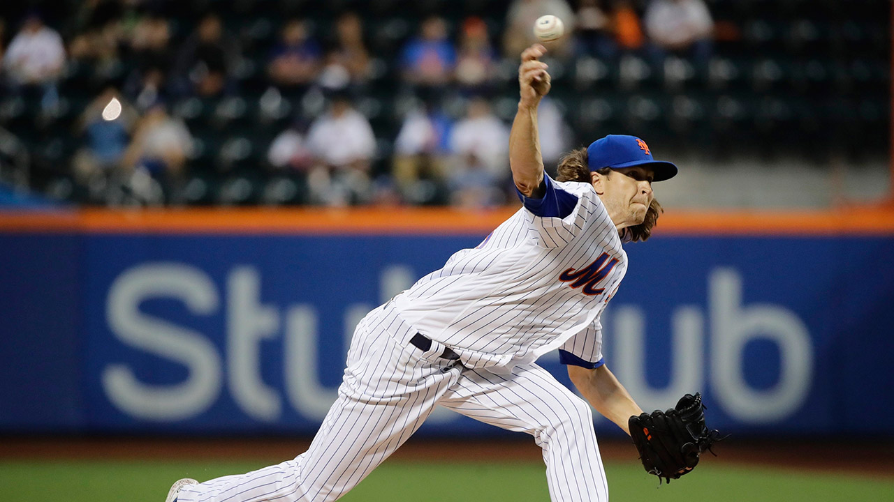 New-York-Mets'-Jacob-deGrom-delivers-a-pitch-during-the-first-inning-of-a-baseball-game-against-the-Colorado-Rockies.-(Frank-Franklin-III/AP)