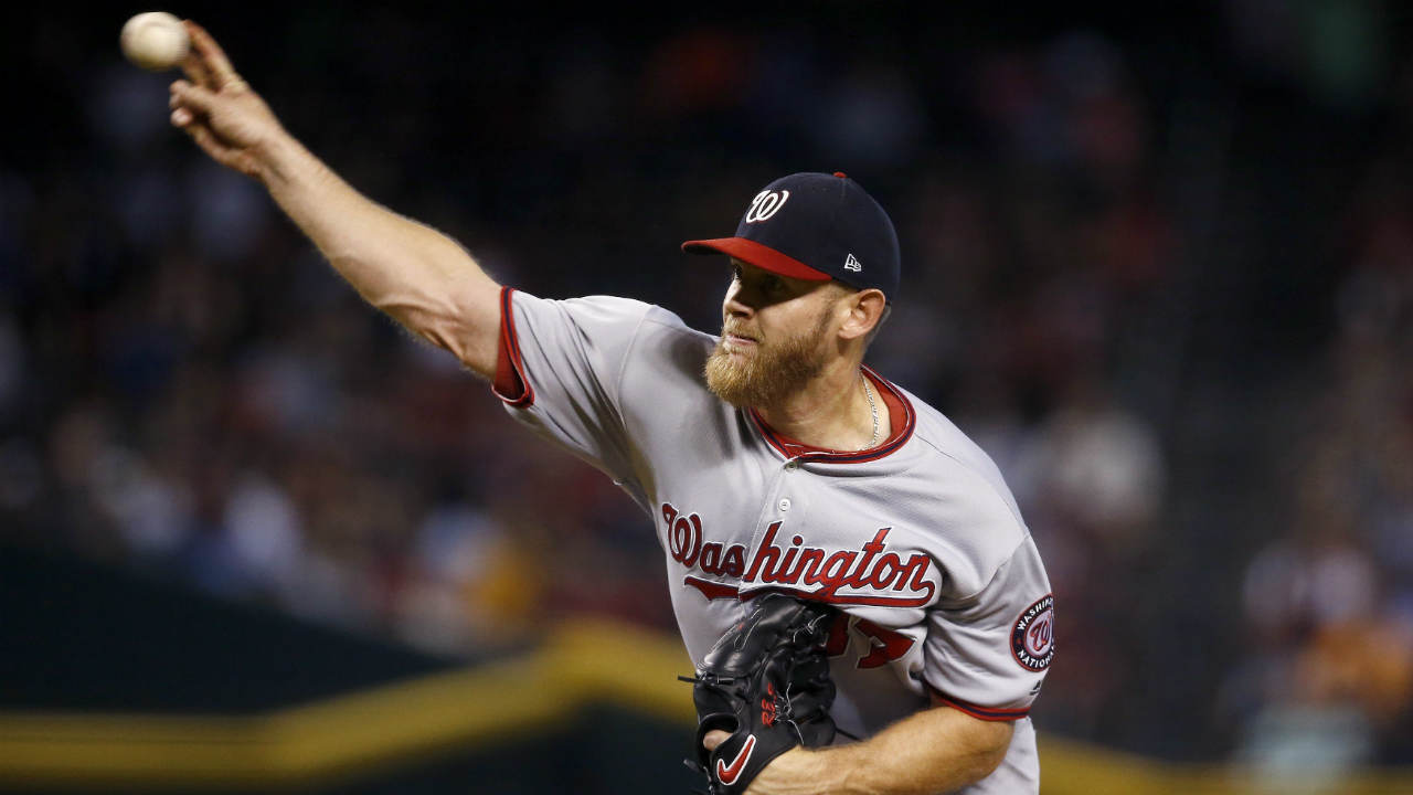 Washington-Nationals'-Stephen-Strasburg-throws-a-pitch-against-the-Arizona-Diamondbacks-during-the-first-inning-of-a-baseball-game-Sunday,-July-23,-2017,-in-Phoenix.-(Ross-D.-Franklin/AP)