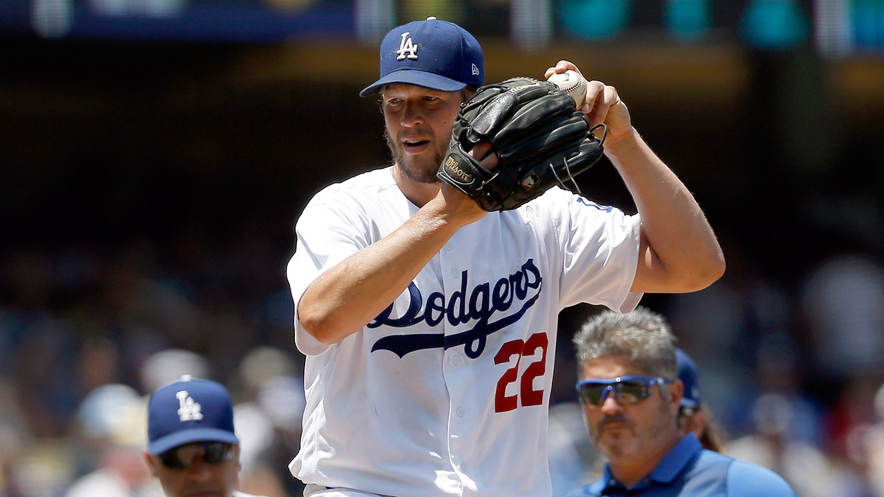 Los-Angeles-Dodgers-starting-pitcher-Clayton-Kershaw.-(Alex-Gallardo/AP)