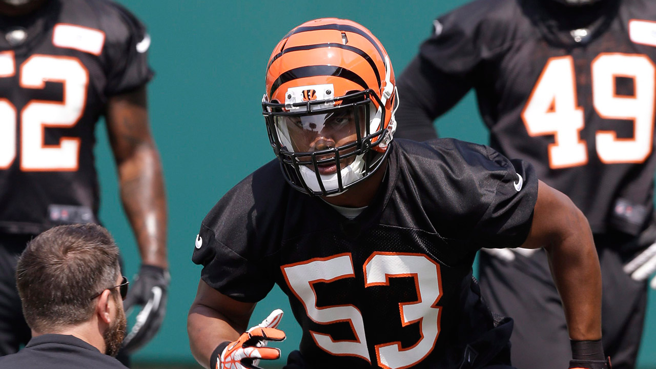 Cincinnati-Bengals-sixth-round-draft-pick-Marquis-Flowers.-(Al-Behrman/AP)