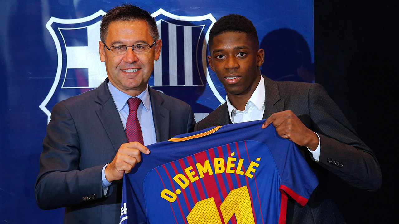 Barcelona's-new-signing-player-Ousmane-Dembele.-(Manu-Fernandez/AP)