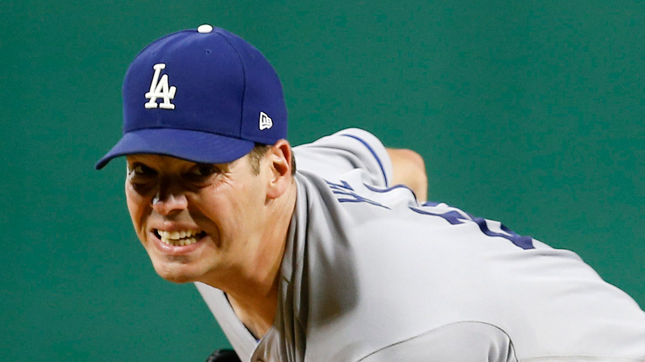 Los-Angeles-Dodgers-starting-pitcher-Rich-Hill.-(Keith-Srakocic/AP)