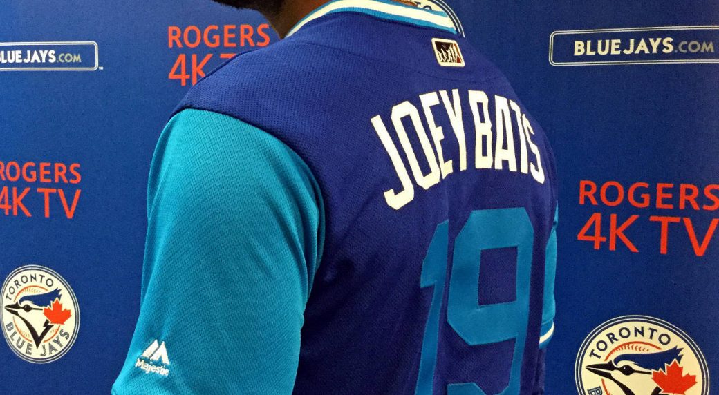 why do the blue jays wear red jerseys