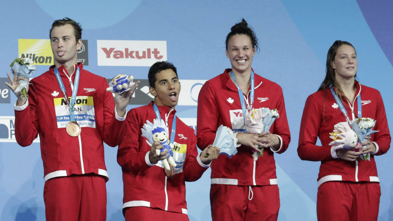 Canada wins 3rdstraight relay gold at world junior championships