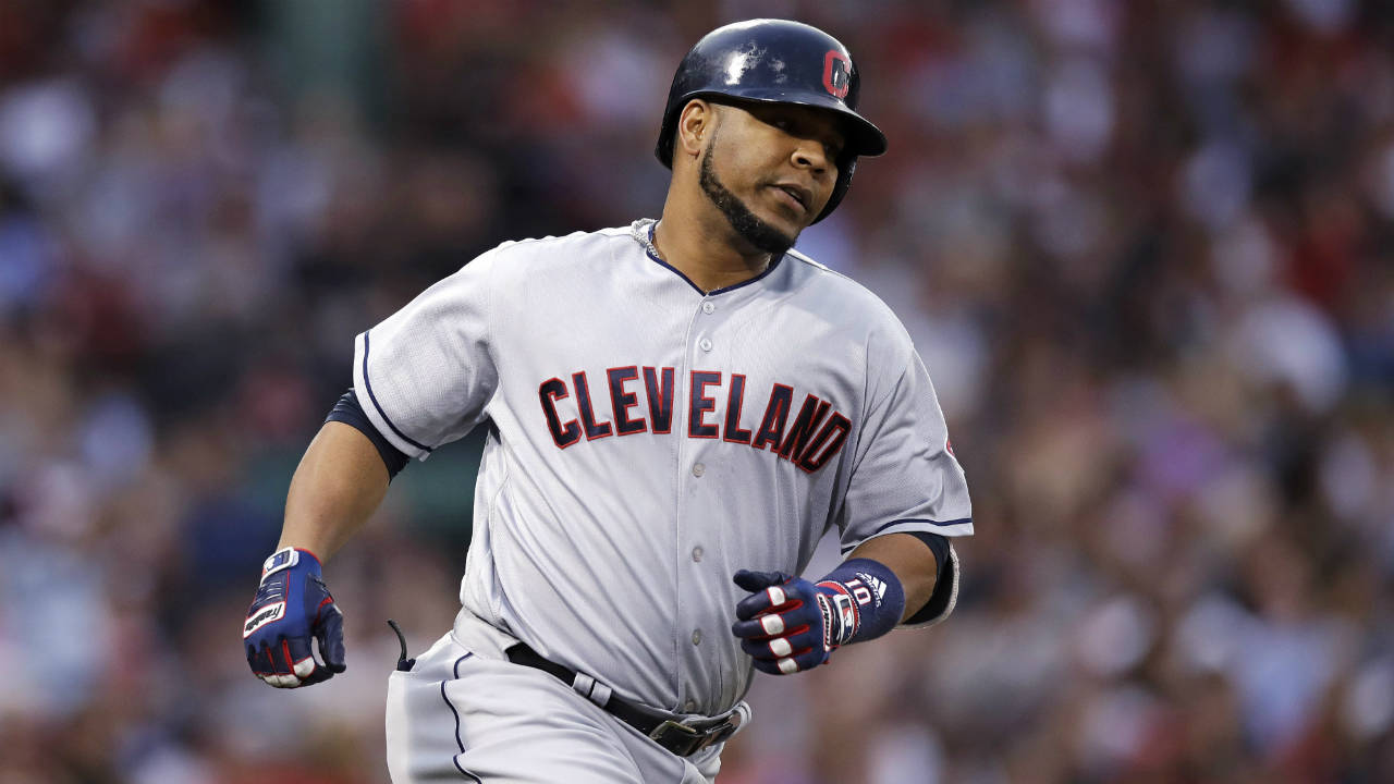 Cleveland-Indians-designated-hitter-Edwin-Encarnacion-rounds-the-bases-on-his-two-run-home-run-off-Boston-Red-Sox-starting-pitcher-Doug-Fister-during-the-fifth-inning-of-a-baseball-game-in-Boston,-Monday,-Aug.-14,-2017.-(Charles-Krupa/AP)