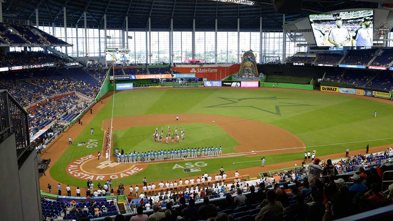 Marlins Park, home of the Miami Marlins. (Lynne Sladky/AP)