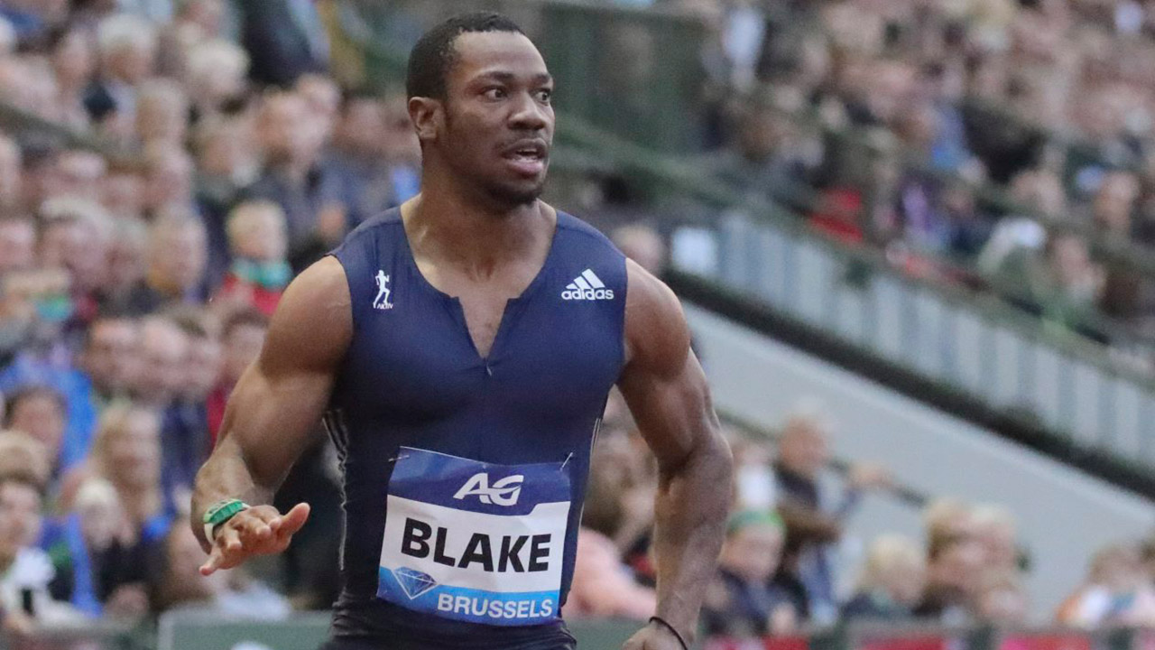 Jamaica's-Yohan-Blake-competes-during-the-men's-100-meter.-(Olivier-Matthys/AP)