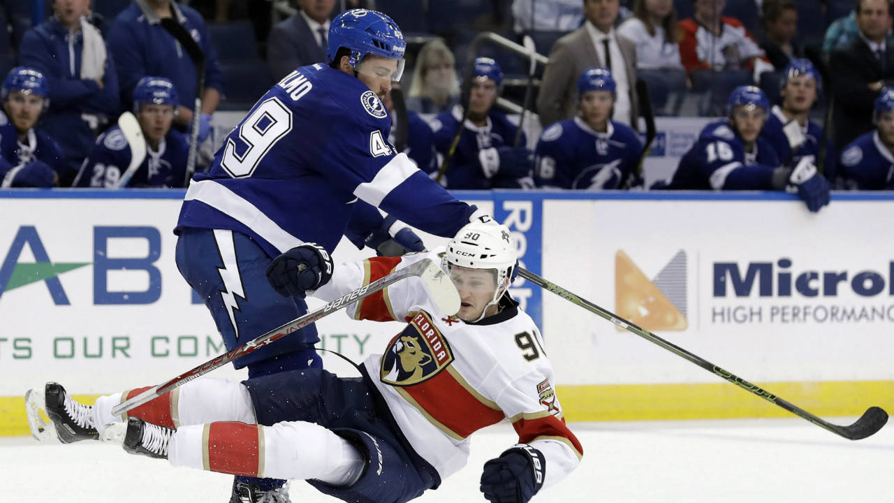 A-prospect-tournament-featuring-the-Tampa-Bay-Lightning,-Florida-Panthers,-Washington-Capitals,-and-Nashville-Predators-has-been-cancelled.-(Chris-O'Meara/AP)