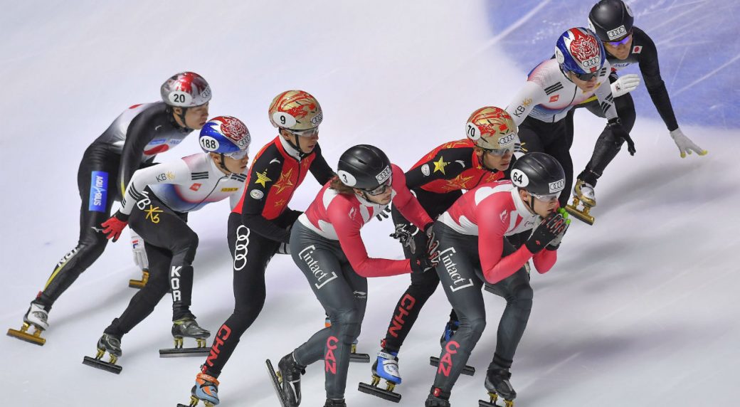 Canadian men's relay team wins gold at short track World Cup event