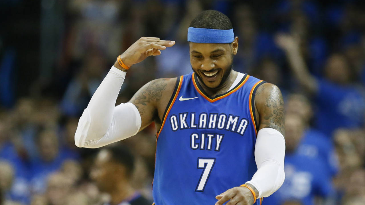 Report Carmelo Thunder Parting Ways Lakers Rockets Heat In Pursuit Sportsnet Ca