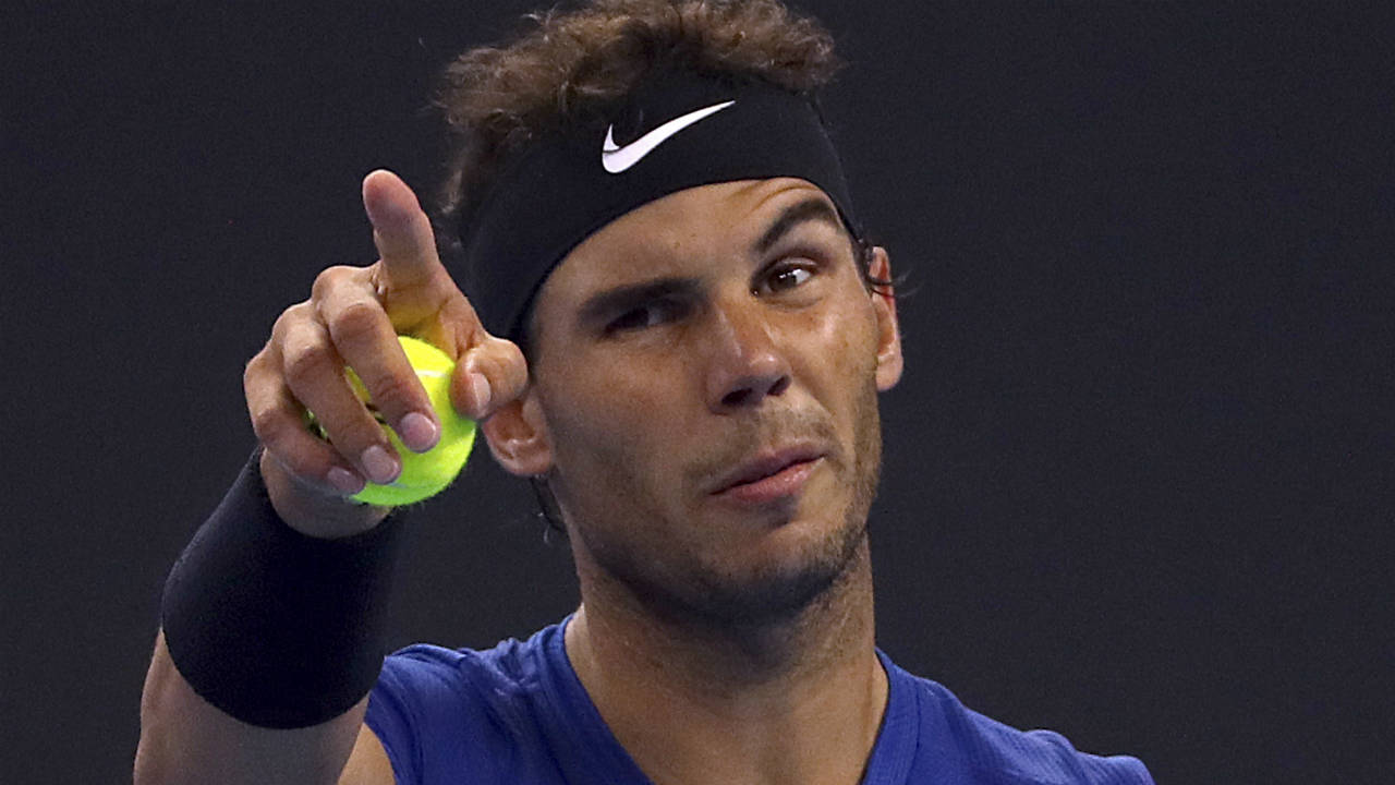 Rafael-Nadal-of-Spain-gestures-to-the-crowd-during-his-men's-singles-semifinal-match-against-Grigor-Dimitrov-of-Bulgaria-in-the-China-Open-tennis-tournament-at-the-Diamond-Court-in-Beijing,-Saturday,-Oct.-7,-2017.-(Mark-Schiefelbein/AP)