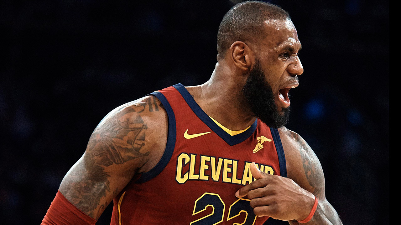 LeBron-James;-Cleveland-Cavaliers,-New-York-Knicks;-MSG