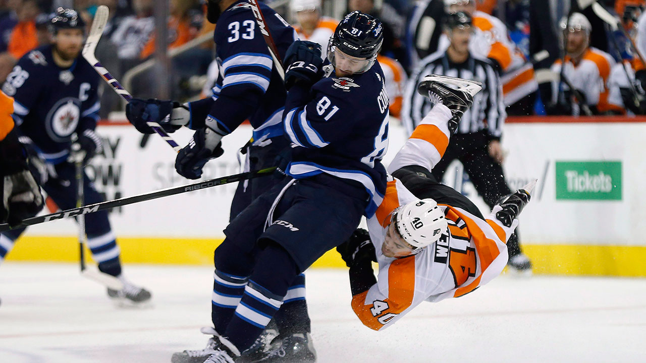 Bryan Little scores shootout winner to rally Jets past Flyers