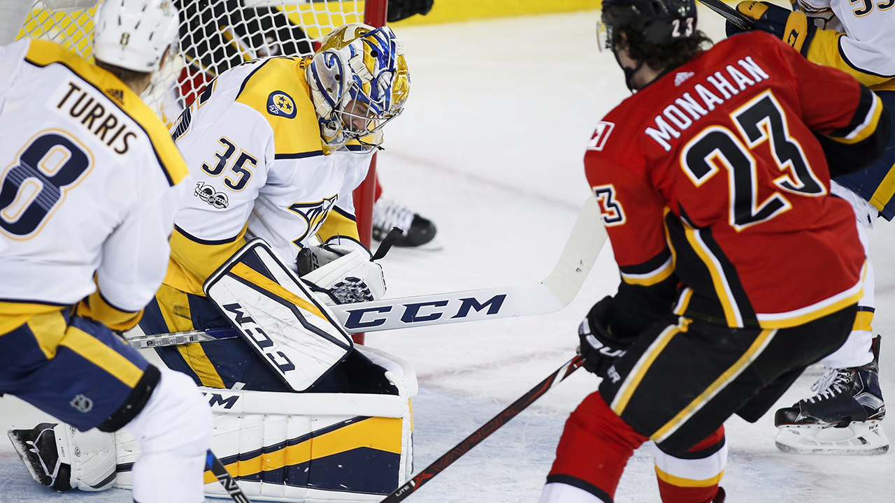 Pekka Rinne make 32 saves as Predators blank Flames