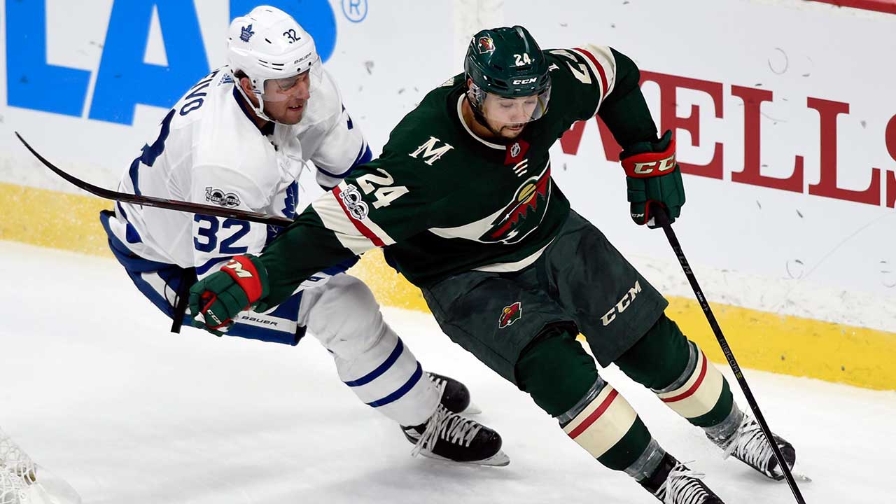 Wild improve to 4-1 with victory over Dubnyk, Sharks - Bring Me The News