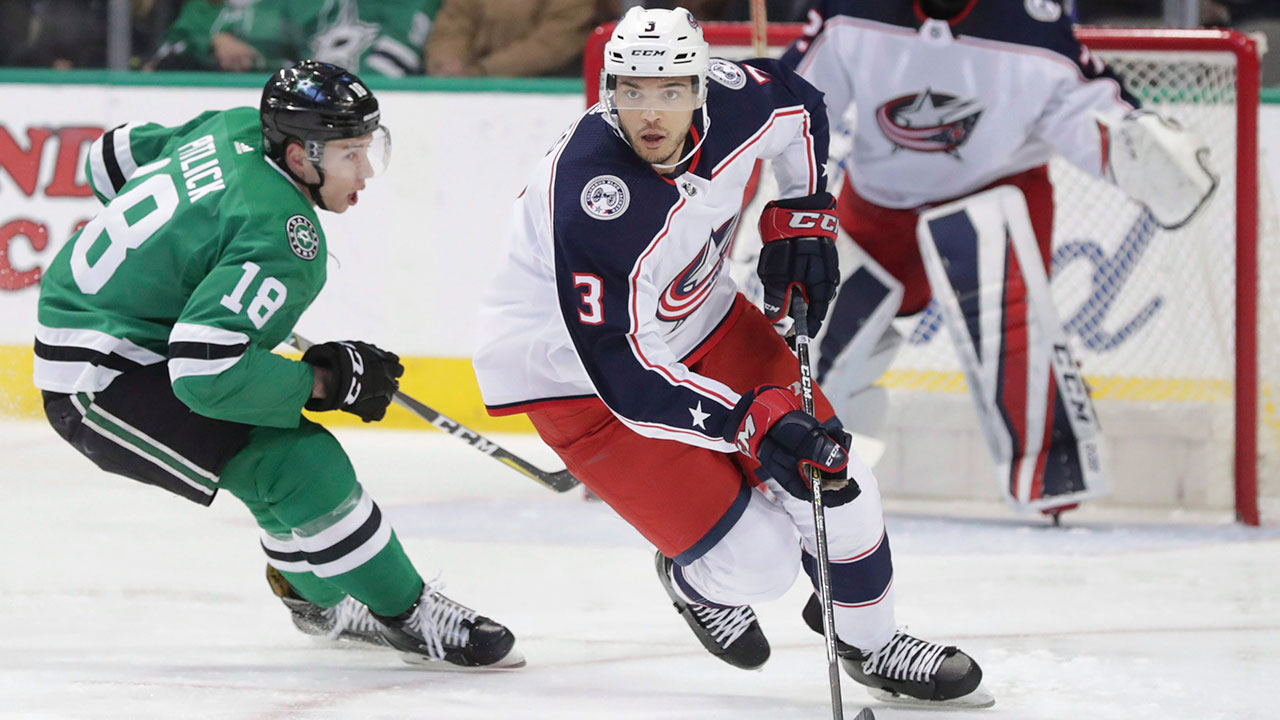Blue Jackets' Seth Jones out indefinitely with ank