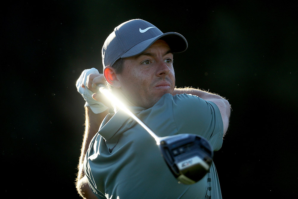 Rory-McIlroy-hits-a-tee-shot-during-the-PGA's-Genesis-Open-at-Riviera-Country-Club-in-California.