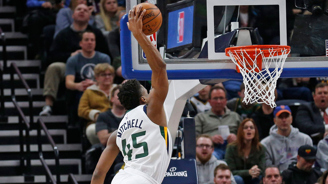 Jazz rookie Donovan Mitchell to compete in Slam Dunk contest