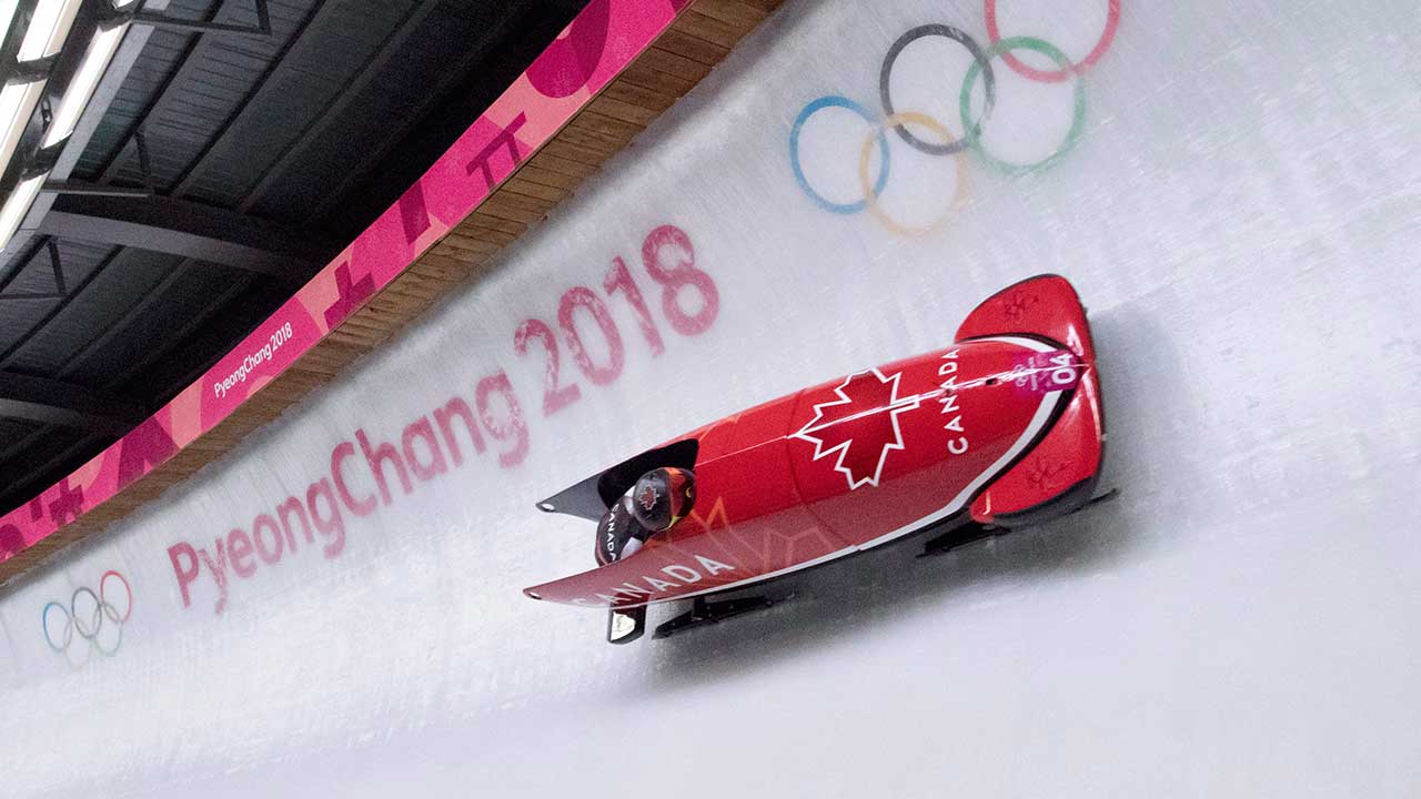 Canada's-Kaillie-Humphries-and-Phylicia-George-race