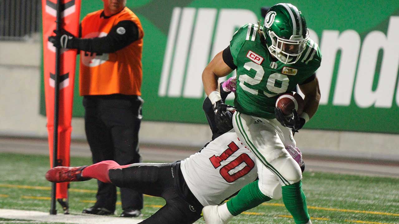 Saskatchewan-Roughriders-running-back-Kienan-LaFrance