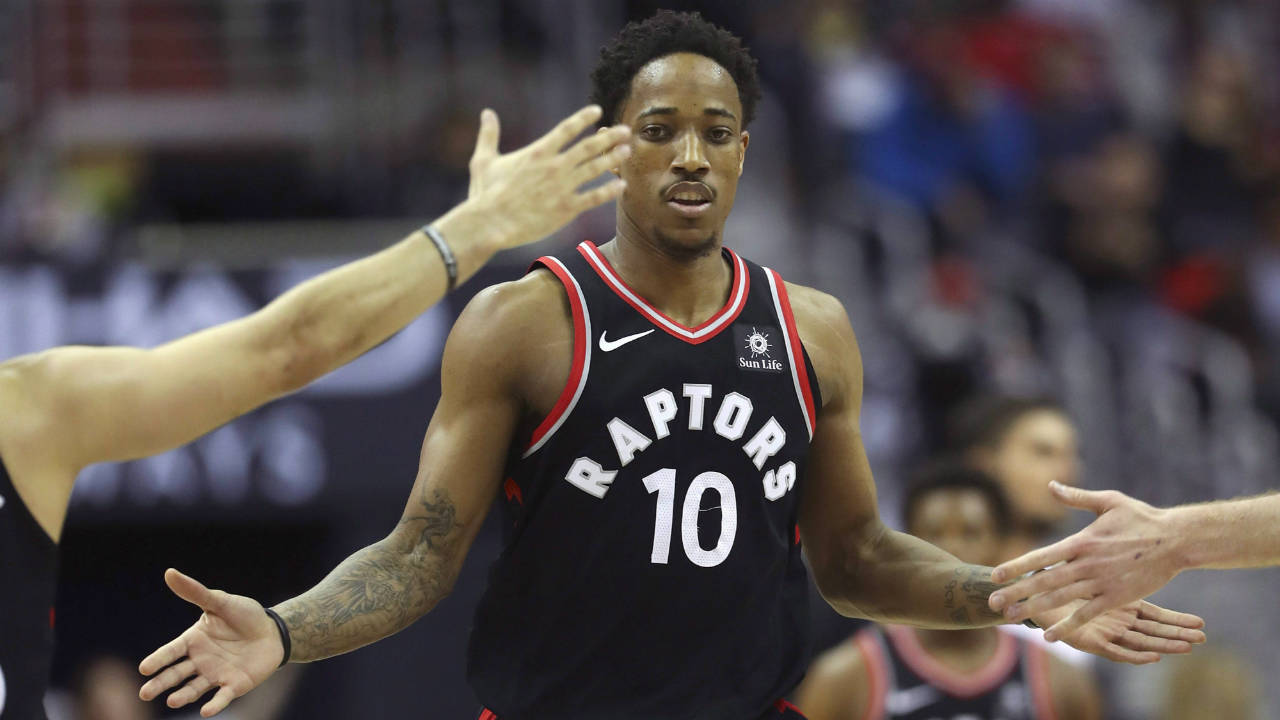 Toronto-Raptors-guard-DeMar-DeRozan.-(Pablo-Martinez-Monsivais/AP)