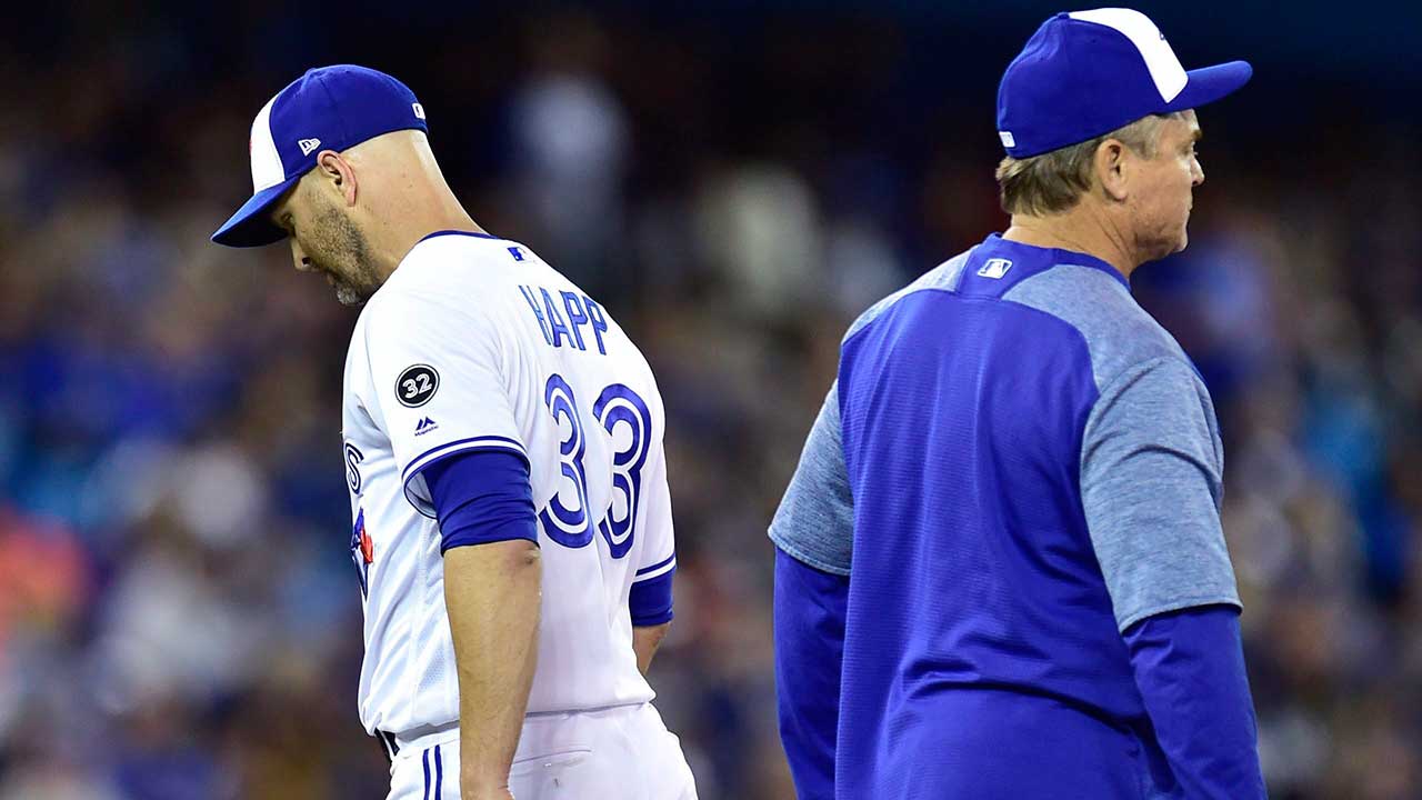 Toronto-Blue-Jays-manager-John-Gibbons-relieves-starting-pitcher-J.A.-Happ