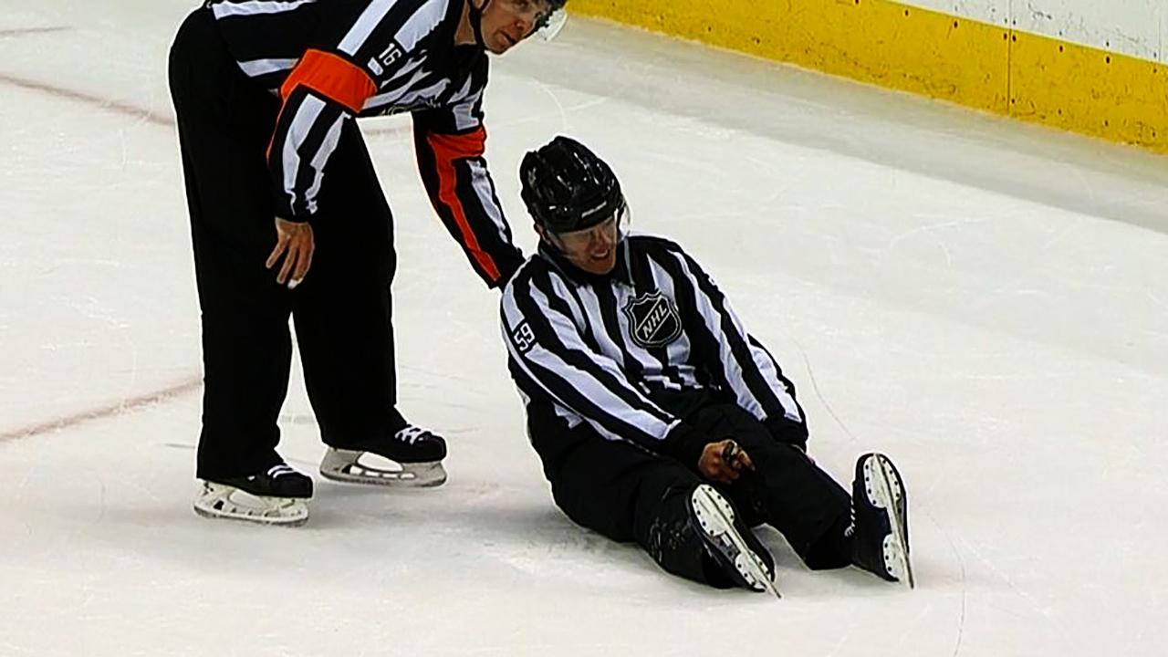 NHL Linesman Steve Barton Rehabbing Knee Injury in AHL - Scouting The Refs