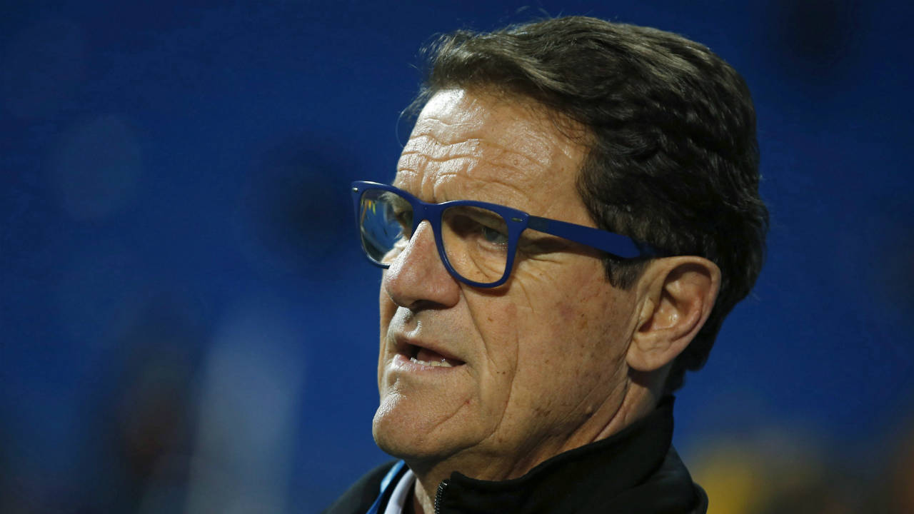 Former-Real-Madrid's-coach-Fabio-Capello-waits-to-be-interviewed-by-a-TV-crew-before-a-Spanish-La-Liga-soccer-match-between-Real-Madrid-and-Las-Palmas-at-the-Santiago-Bernabeu-stadium-in-Madrid,-Spain,-Wednesday,-March-1,-2017.-(Paul-White/AP)