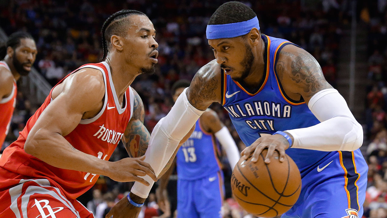 Westbrook, George, Anthony push Thunder past Rockets