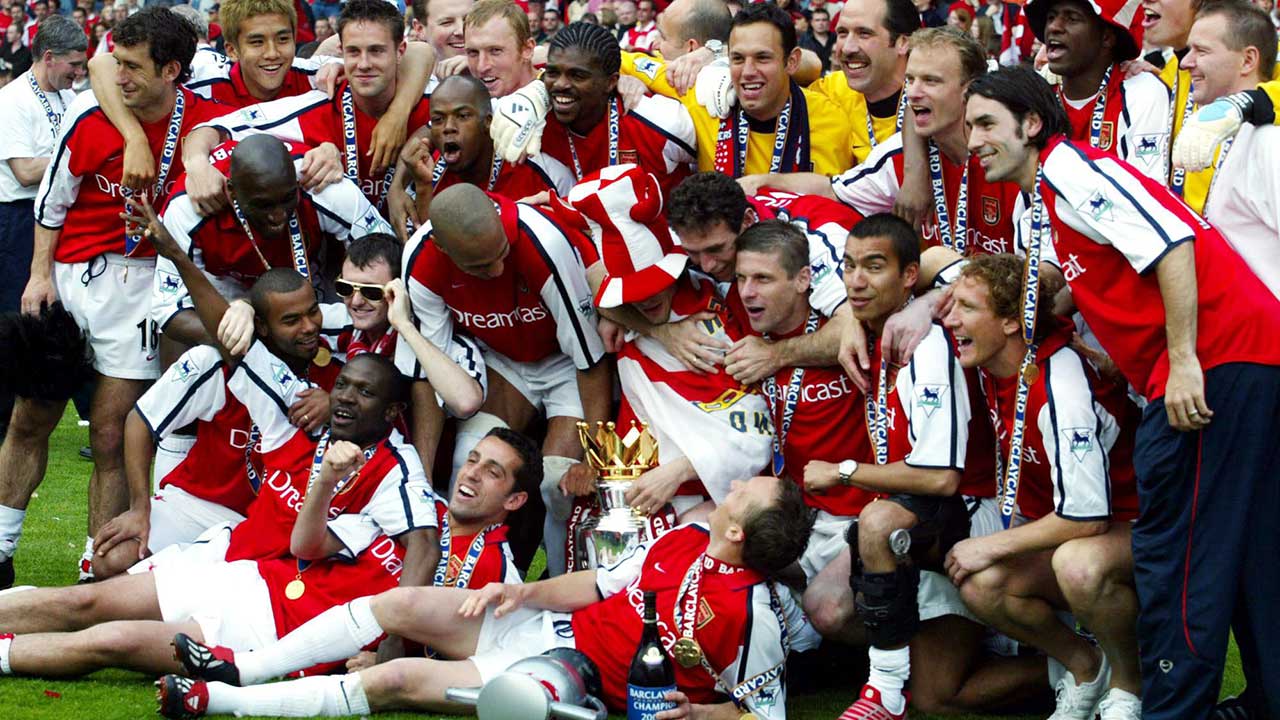 Arsene Wenger S Best Side Arsenal Do The Double In 2001 02