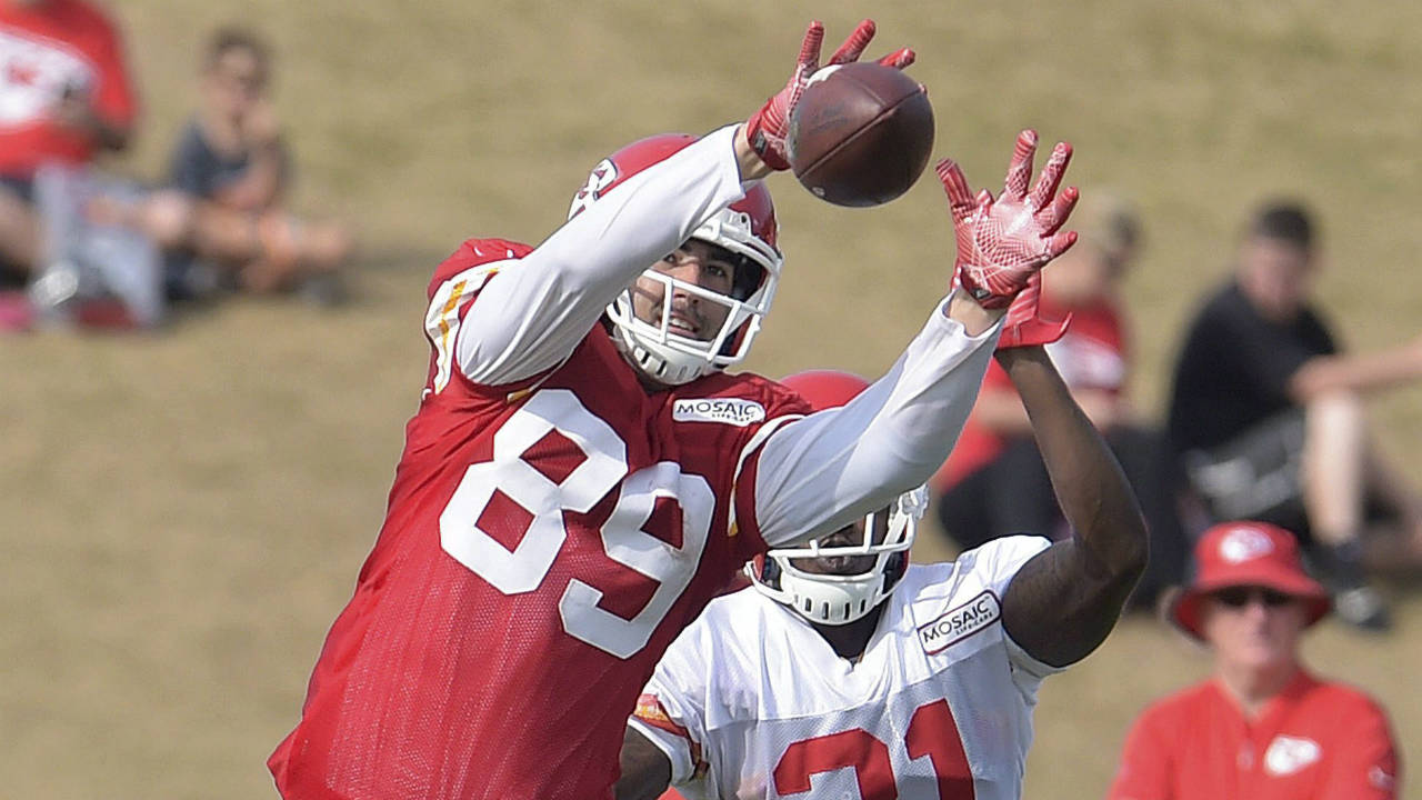 Kansas-City-Chiefs-tight-end-Gavin-Escobar.-(Jessica-A.-Stewart/The-St.-Joseph-News-Press-via-AP)