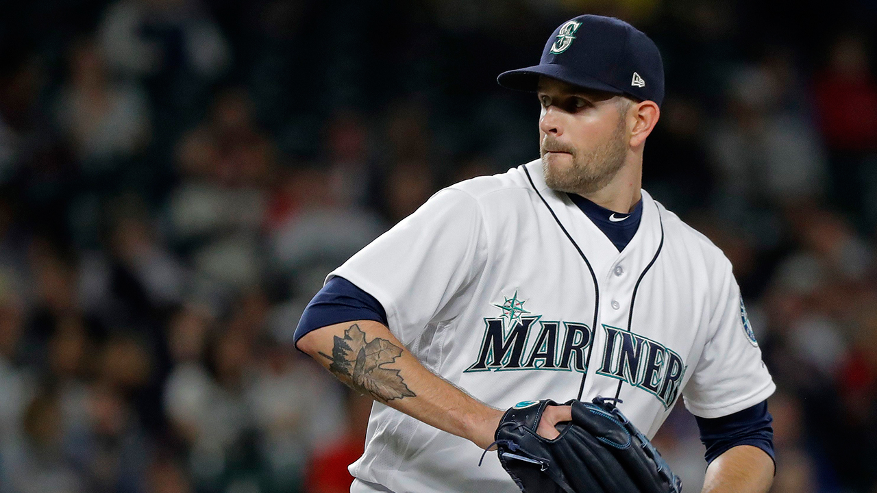 Seattle Mariners starting pitcher James Paxton. (Ted S. Warren/AP)