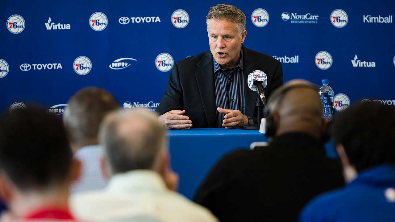 Philadelphia-76ers-head-coach-Brett-Brown