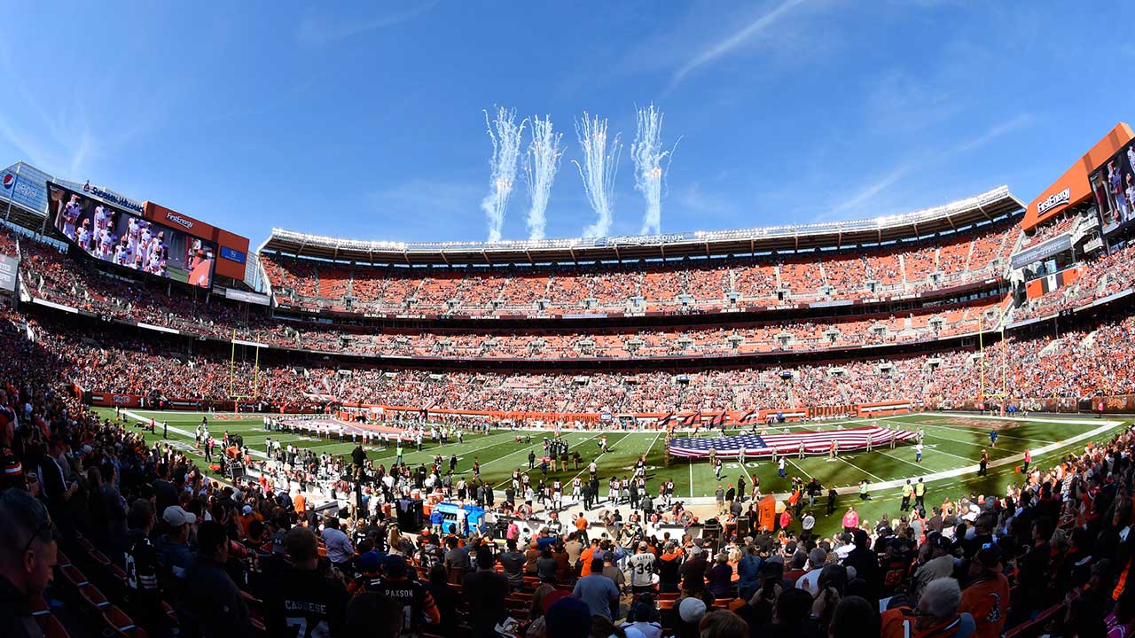 FirstEnergy Stadium, home of the Cleveland Browns. (David Richard/AP)