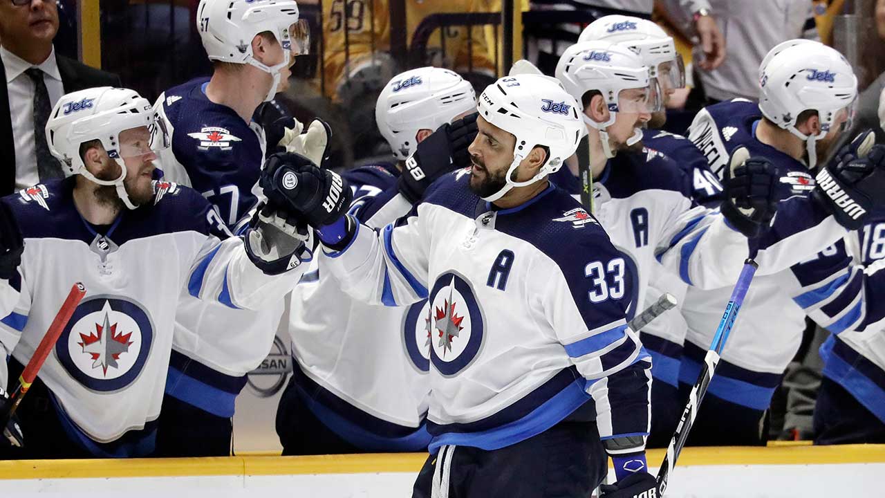 Dustin Byfuglien proves he's 'the great equalizer' for Jets after dominant  Game 3