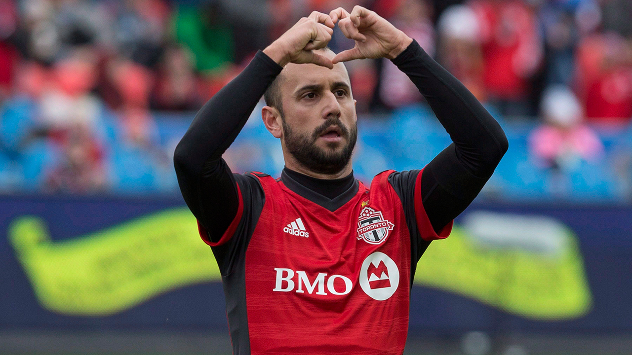 Former Toronto FC midfielder Victor Vazquez, who just signed with the LA Galaxy. (Chris Young/CP)