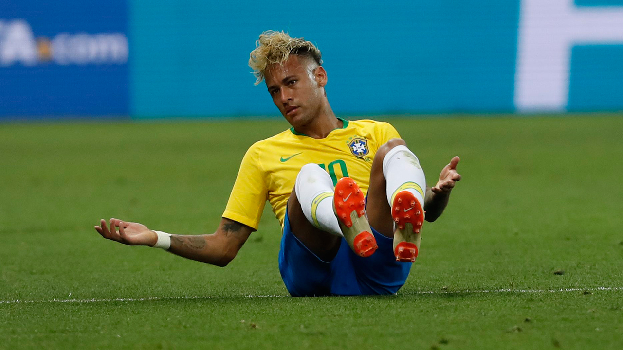 Brazil-Neymar-on-ground-during-World-Cup