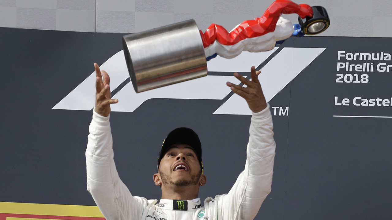 Hamilton wins French GP to retake lead in F1 title race