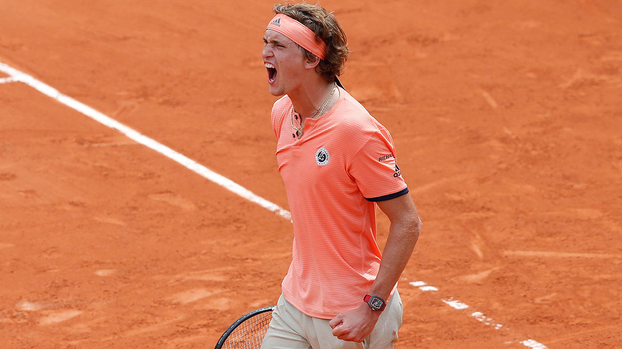 Germany's Alexander Zverev. (Michel Euler/AP)